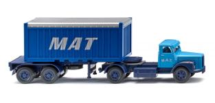  052604 - H0 - Containersattelzug 20, Scania M.A.T.