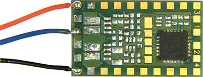 111-MX820Z - Zimo Zweifach-Weichen-Decoder - 19 x 11 x 3,5 mm - 0,8 A (Spitze 2,5 A)