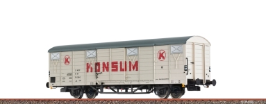  49931 - H0 - Gedeckter Güterwagen Konsum, DR, Ep. IV