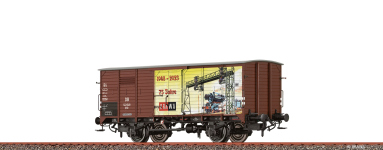  50891 - H0 - Gedeckter Güterwagen G10 BRAWA 75 Jahre, DB, Ep. III